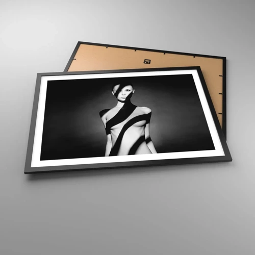 Poster in black frame - In the Light and in the Shadow - 70x50 cm