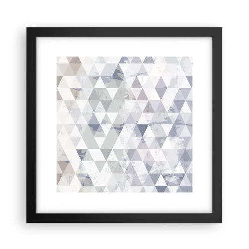 Poster in black frame - In the Rhythm of a Triangle - 30x30 cm