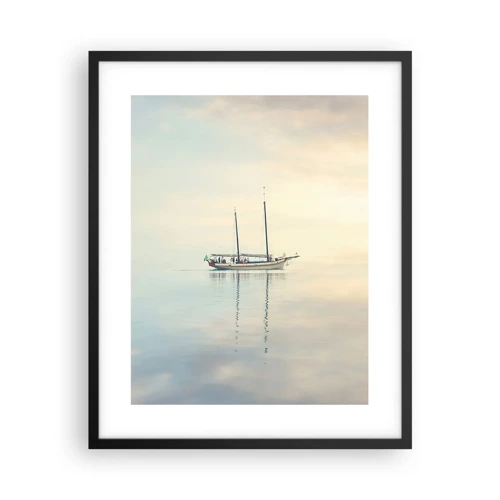 Poster in black frame - In the Sea of Silence - 40x50 cm