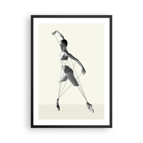 Poster in black frame - In the Theatre of the World - 50x70 cm