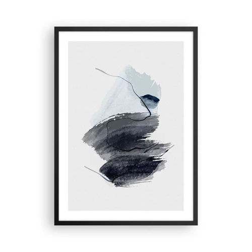 Poster in black frame - Intensity and Movement - 50x70 cm