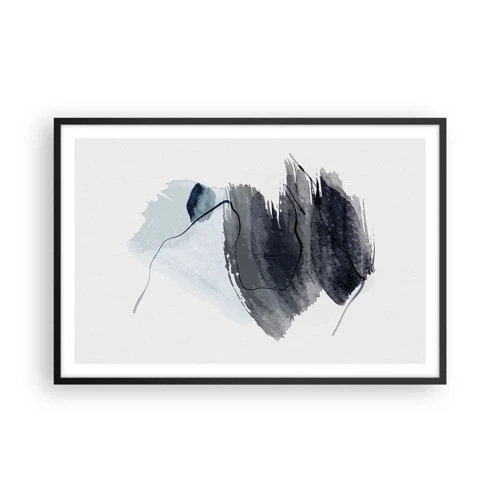 Poster in black frame - Intensity and Movement - 91x61 cm