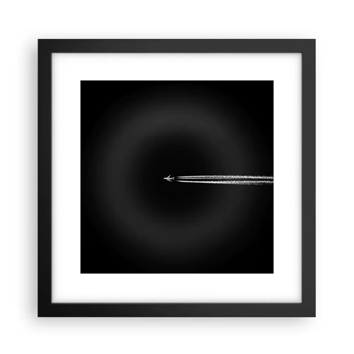 Poster in black frame - Into Another Dimension - 30x30 cm