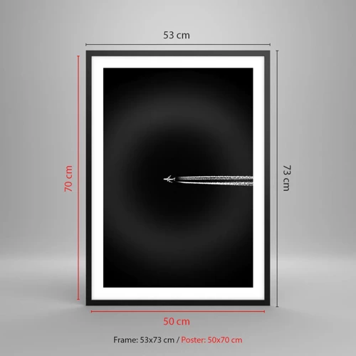 Poster in black frame - Into Another Dimension - 50x70 cm