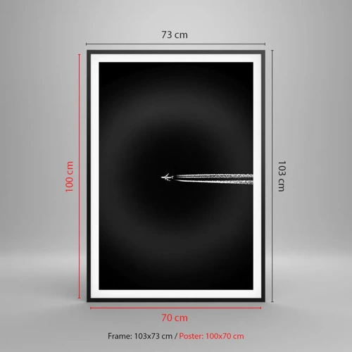 Poster in black frame - Into Another Dimension - 70x100 cm