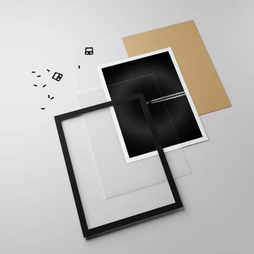 Poster in black frame - Into Another Dimension - 70x100 cm