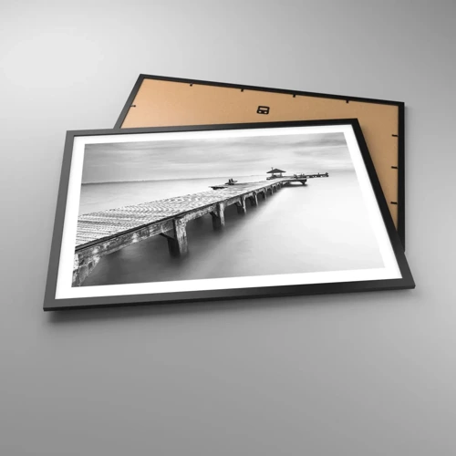 Poster in black frame - Into the Distance - 70x50 cm