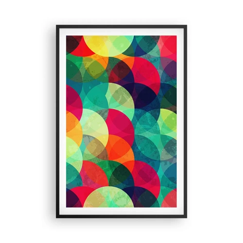 Poster in black frame - Into the Rainbow - 61x91 cm
