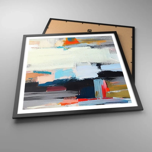 Poster in black frame - Is There a Method? - 60x60 cm