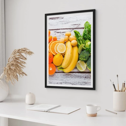 Poster in black frame - Is that Not Enough? - 50x70 cm