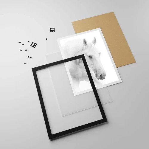 Poster in black frame - Is this friendship…? - 50x70 cm