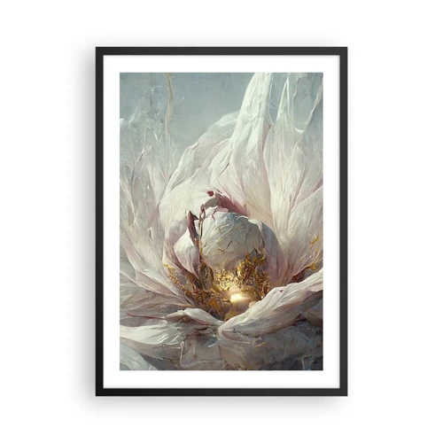 Poster in black frame - It Blooms Once Every Hunderd Years - 50x70 cm