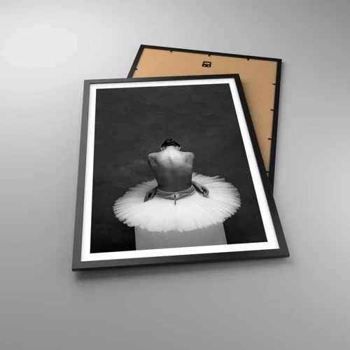 Poster in black frame - It Is Blossoming - 50x70 cm