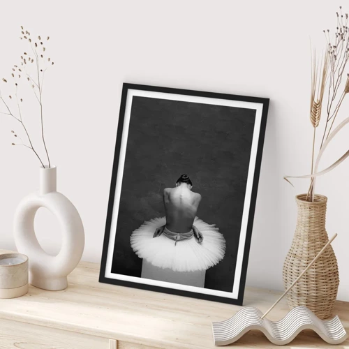 Poster in black frame - It Is Blossoming - 50x70 cm