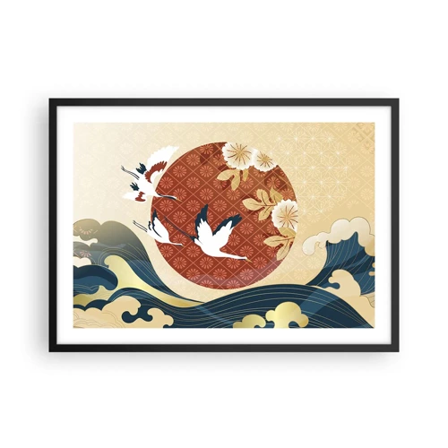 Poster in black frame - Japanese Tale - 70x50 cm