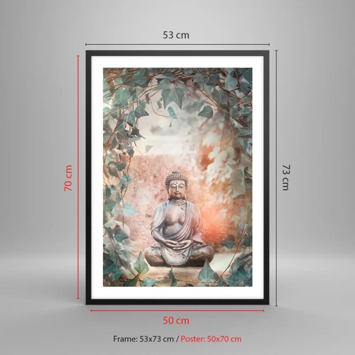 Poster in black frame - Joyful Harmony - 50x70 cm