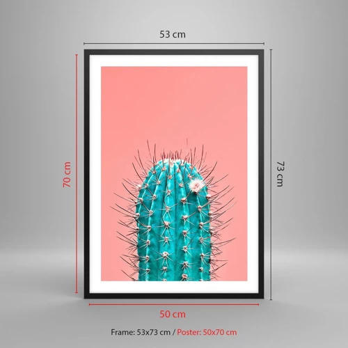 Poster in black frame - Just Look - 50x70 cm