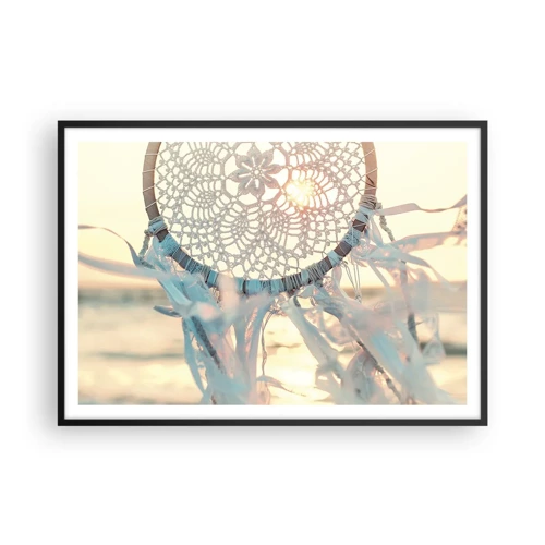 Poster in black frame - Lace Totem - 100x70 cm