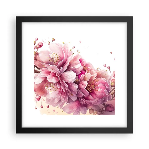 Poster in black frame - Land of Cherry Blossoms - 30x30 cm