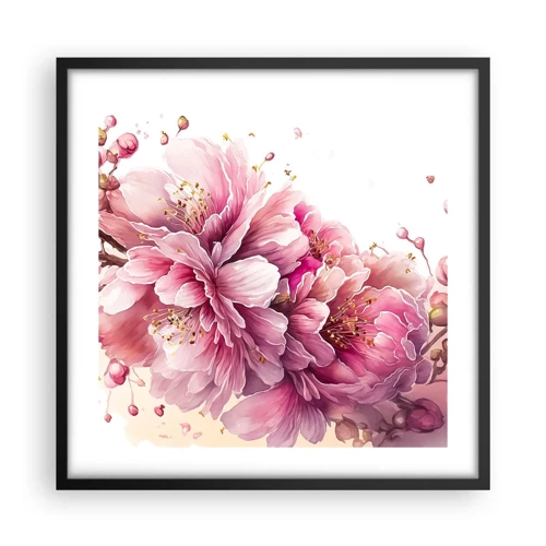 Poster in black frame - Land of Cherry Blossoms - 50x50 cm