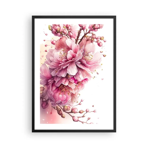 Poster in black frame - Land of Cherry Blossoms - 50x70 cm