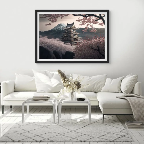 Poster in black frame - Land of Cherry Blossoms - 70x50 cm