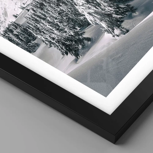 Poster in black frame - Land of Snow and Ice - 50x70 cm