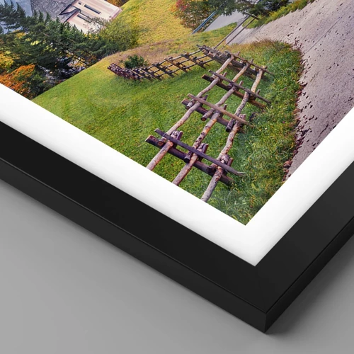 Poster in black frame - Landscape Like a Picture - 70x50 cm