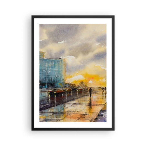 Poster in black frame - Life On the Coast - 50x70 cm