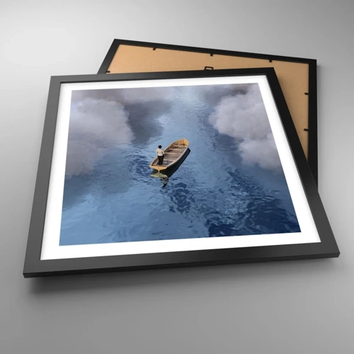 Poster in black frame - Life - Travel - Unknown - 40x40 cm