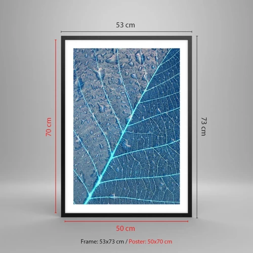 Poster in black frame - Life in the Blue - 50x70 cm