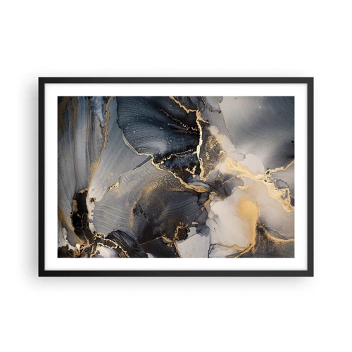 Poster in black frame - Life of a Stone - 70x50 cm