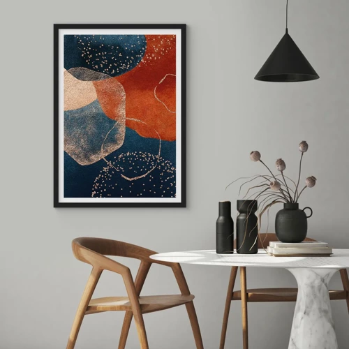 Poster in black frame - Lightness of Being - 50x70 cm