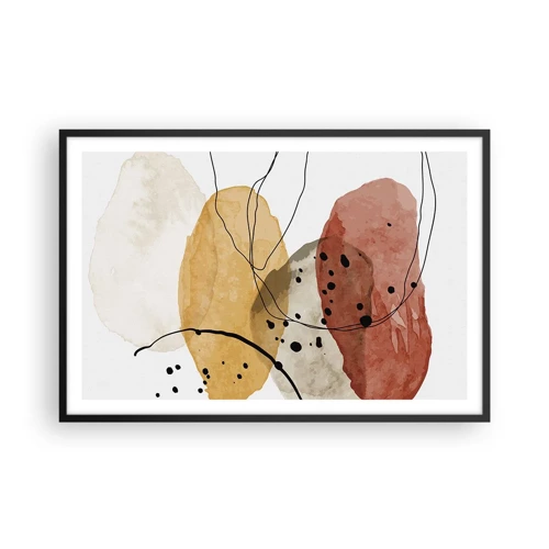 Poster in black frame - Like a Light Air - 91x61 cm