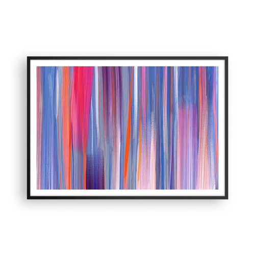 Poster in black frame - Like a Rainbow - 100x70 cm