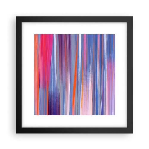 Poster in black frame - Like a Rainbow - 30x30 cm