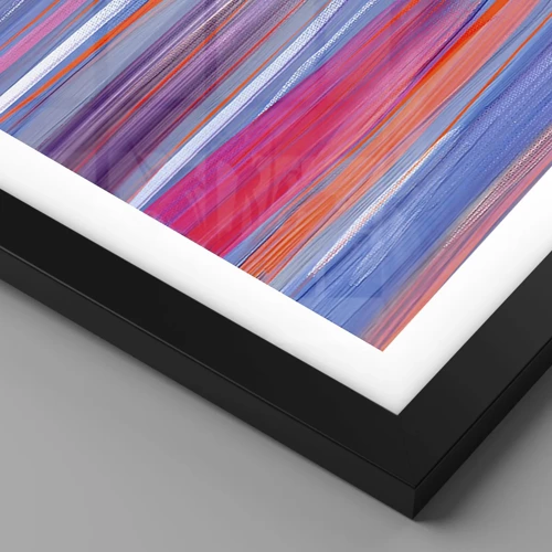 Poster in black frame - Like a Rainbow - 30x30 cm