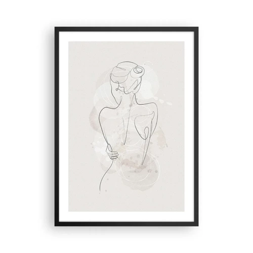 Poster in black frame - Like a Sensitive Instrument - 50x70 cm