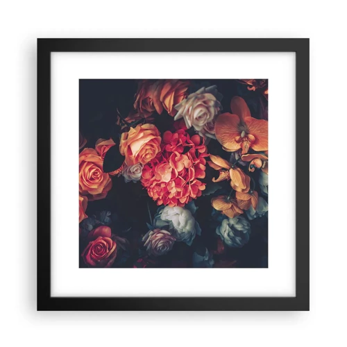 Poster in black frame - Like at Dutch Masters - 30x30 cm