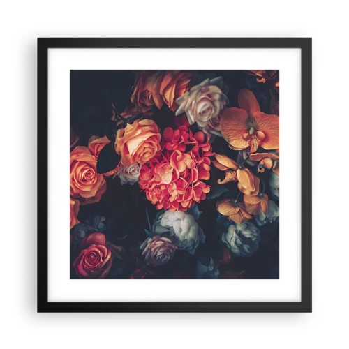 Poster in black frame - Like at Dutch Masters - 40x40 cm