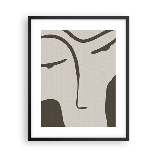 Poster in black frame - Like from Modigliani's Painting - 40x50 cm