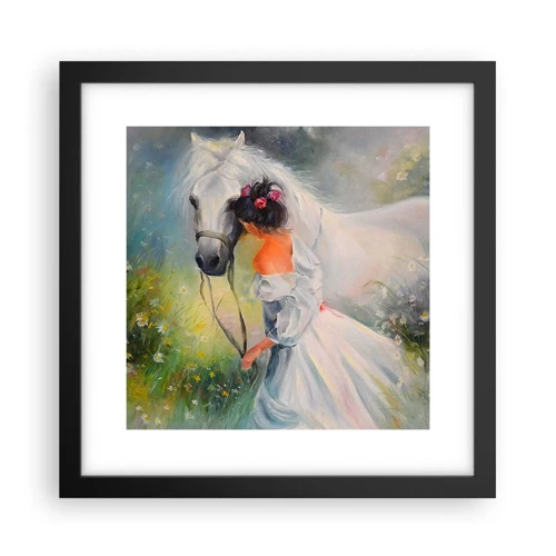 Poster in black frame - Like from a Beautiful Dream - 30x30 cm