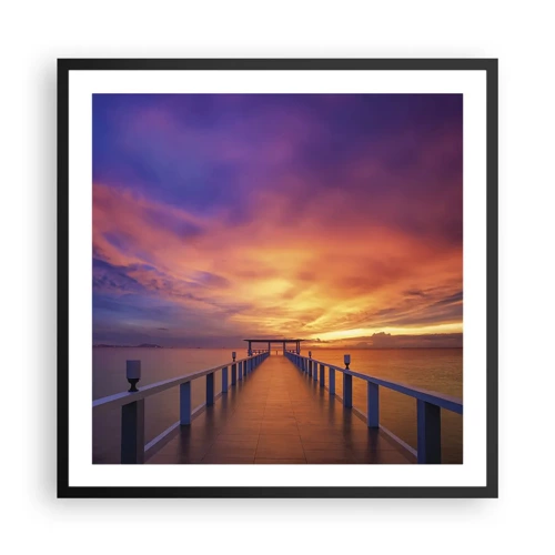 Poster in black frame - Limitless - 60x60 cm