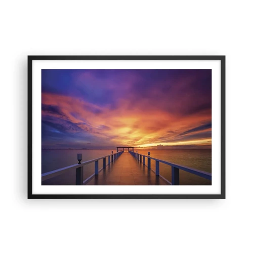 Poster in black frame - Limitless - 70x50 cm