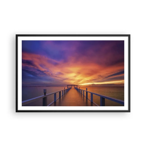 Poster in black frame - Limitless - 91x61 cm