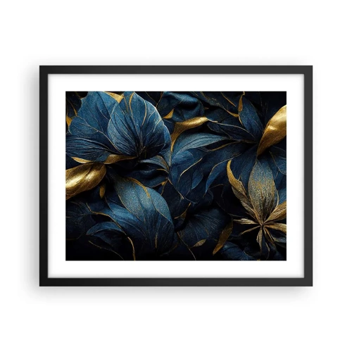 Poster in black frame - Lined with Gold - 50x40 cm
