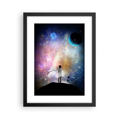 Poster in black frame - Little Prince - 30x40 cm