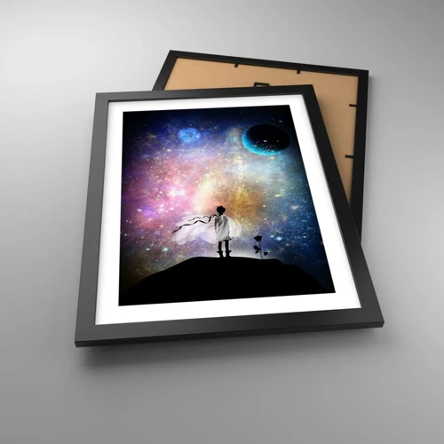 Poster in black frame - Little Prince - 30x40 cm