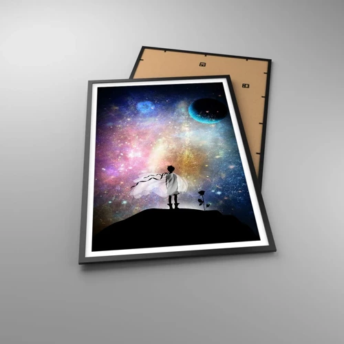 Poster in black frame - Little Prince - 61x91 cm