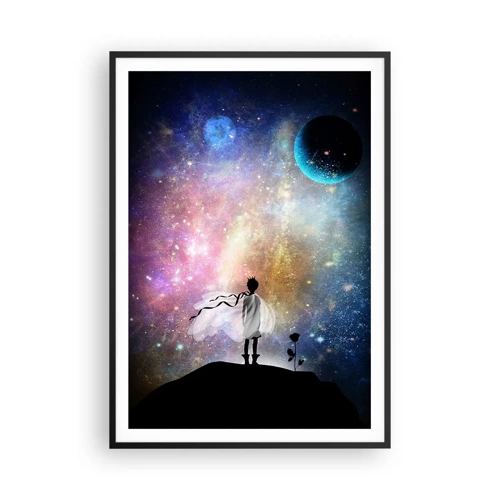 Poster in black frame - Little Prince - 70x100 cm